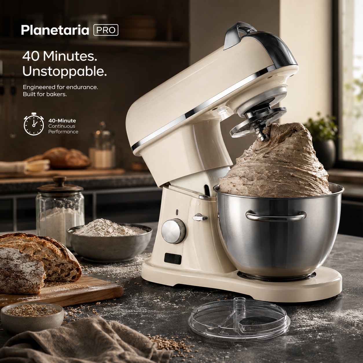 Planetaria PRO impasta a lungo senza fermarsi