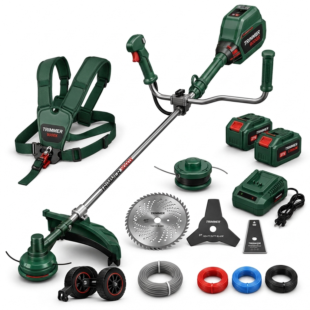 Trimmer 9000X Kit Completo