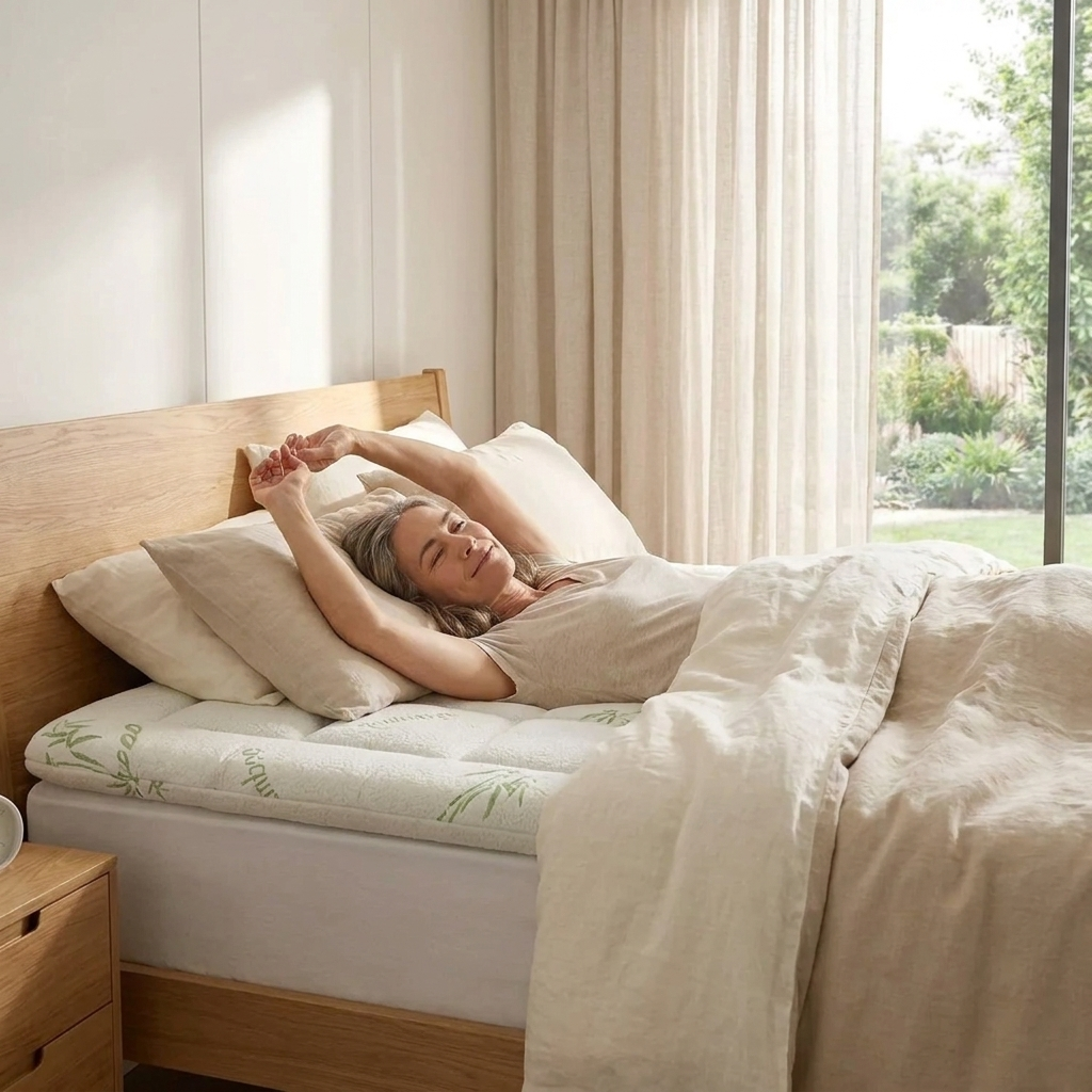 TrueSleep topper 10 centimetri bambù viscosa