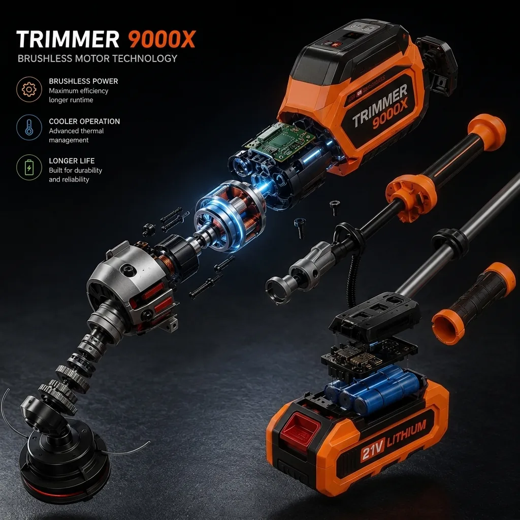 Motore brushless Trimmer 9000X